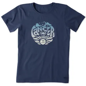 Women's Cancer  Zodiac Vibes Short Sleeve Crusher Tee Life is Good