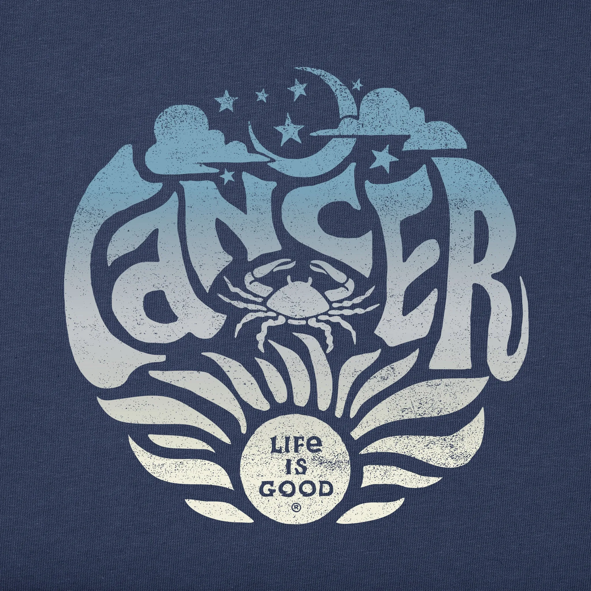 Women's Cancer  Zodiac Vibes Short Sleeve Crusher Tee Life is Good