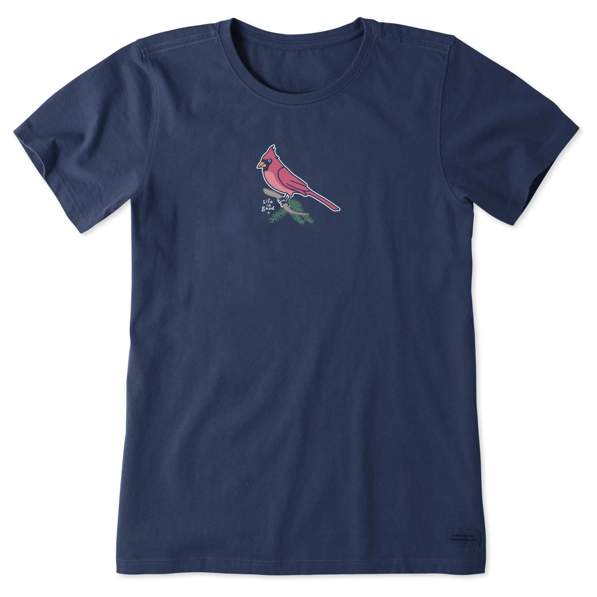 Women's Cardinal Branch Short Sleeve Crusher Tee Life is Good