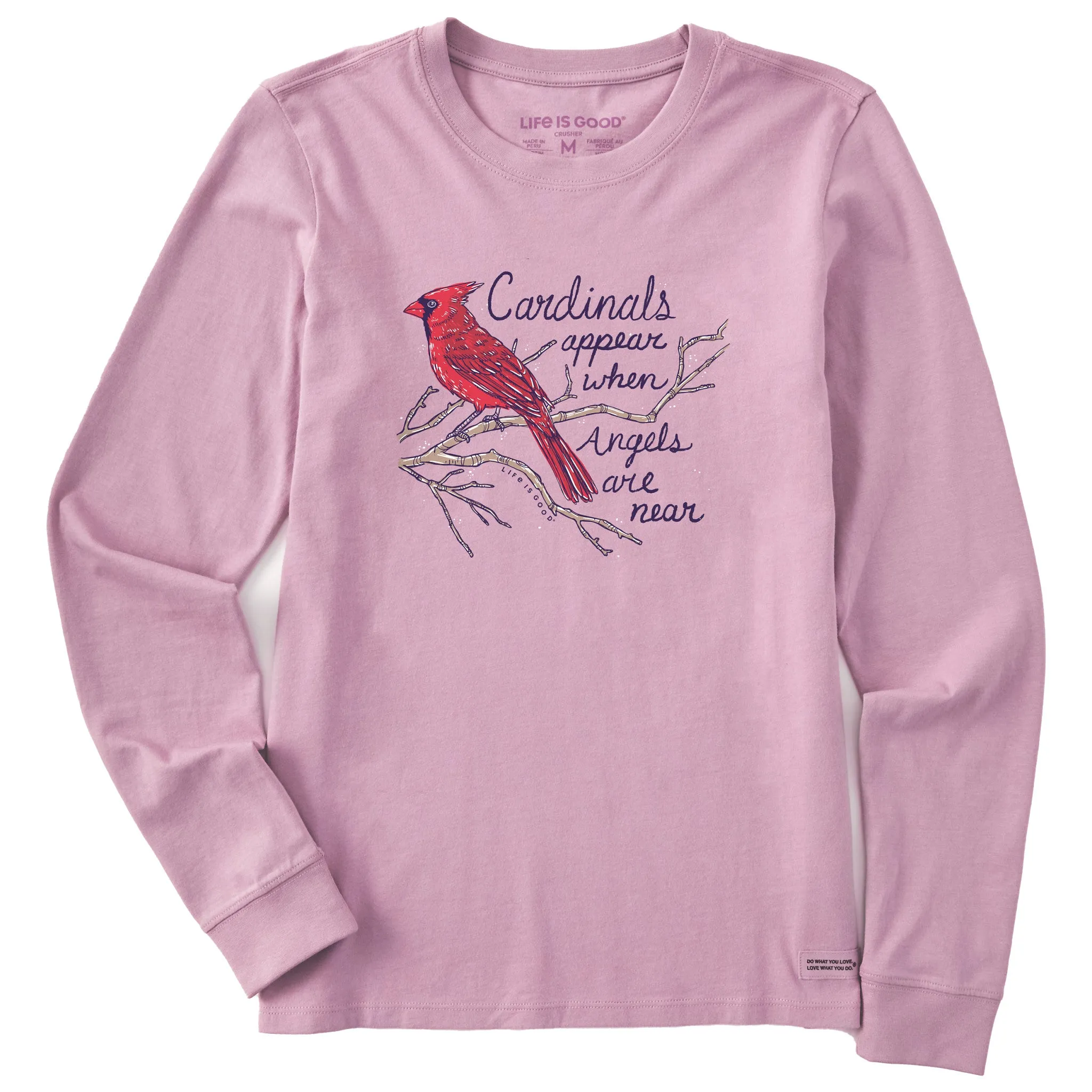 Women's Cardinals Appear Long Sleeve Crusher Tee Life is Good