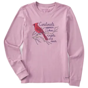 Women's Cardinals Appear Long Sleeve Crusher Tee Life is Good