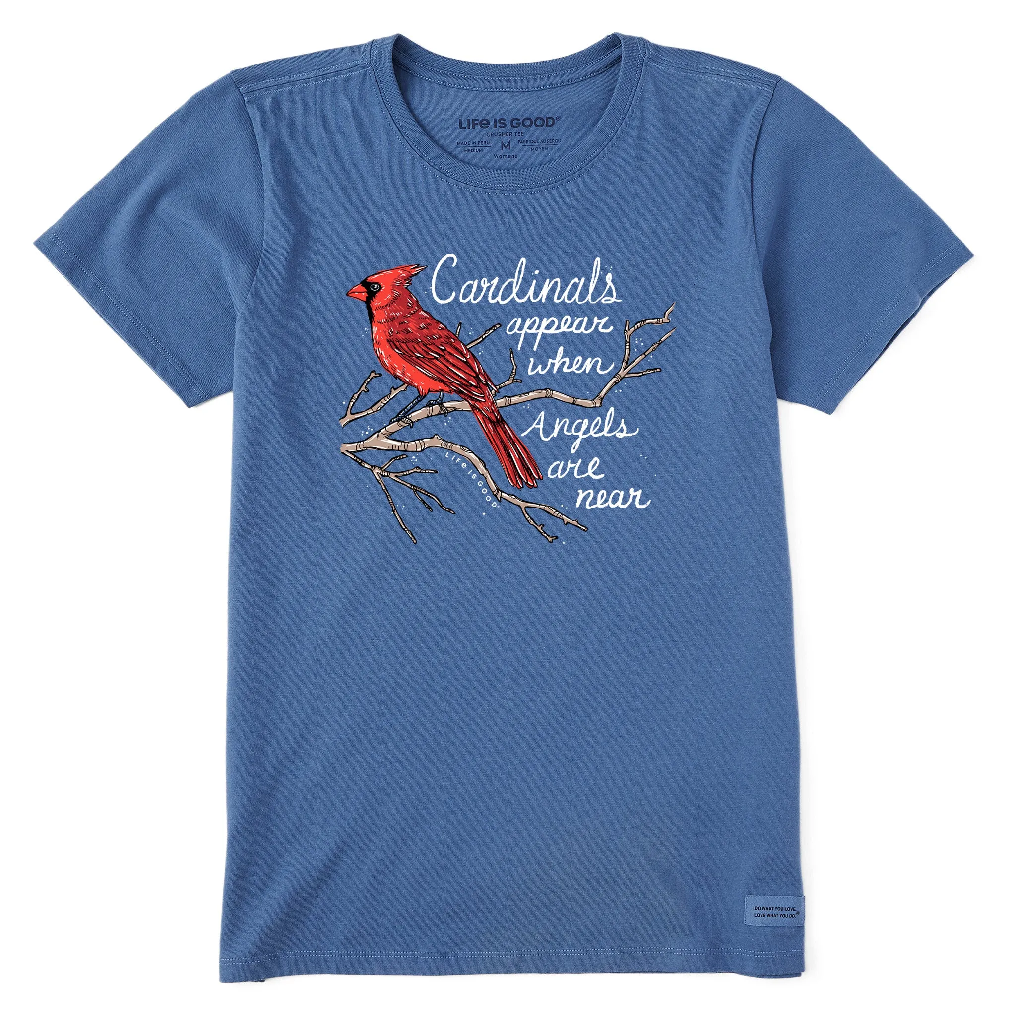 Women's Cardinals Appear Short Sleeve Crusher Tee Life is Good