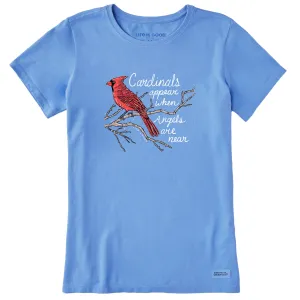 Women's Cardinals Appear Short Sleeve Crusher Tee Life is Good