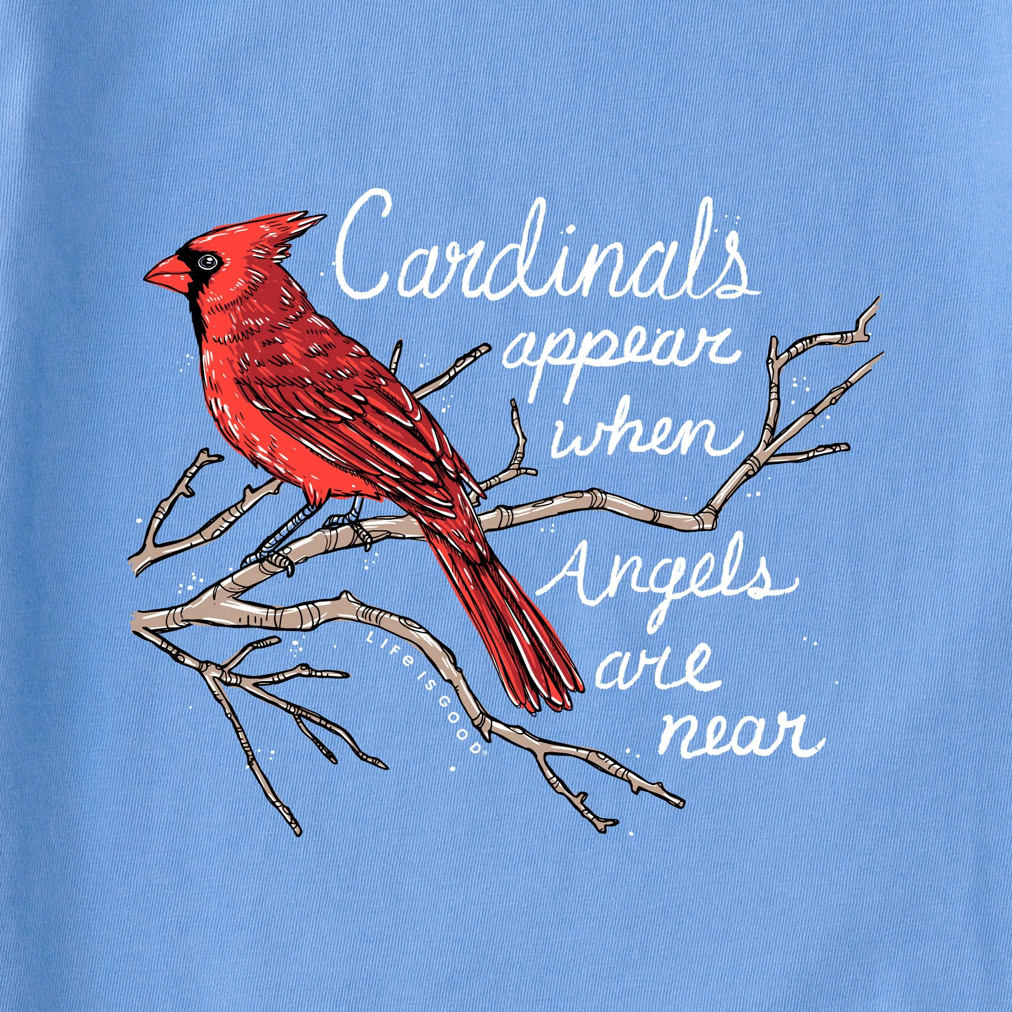 Women's Cardinals Appear Short Sleeve Crusher Tee Life is Good