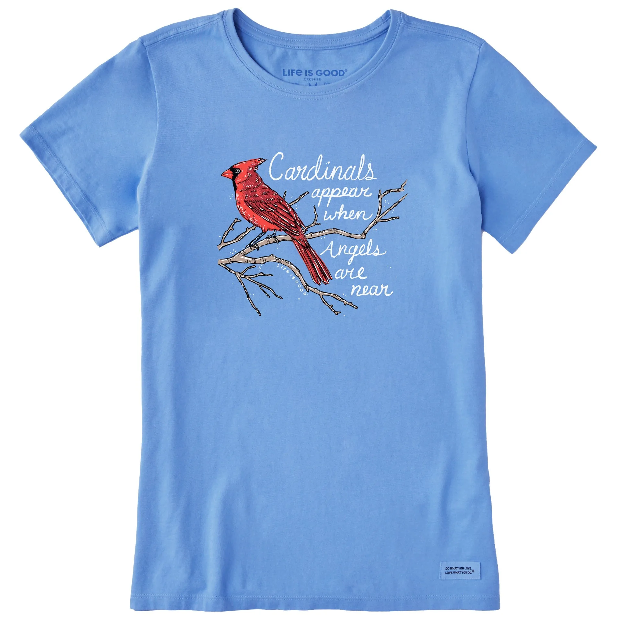 Women's Cardinals Appear Short Sleeve Crusher Tee Life is Good