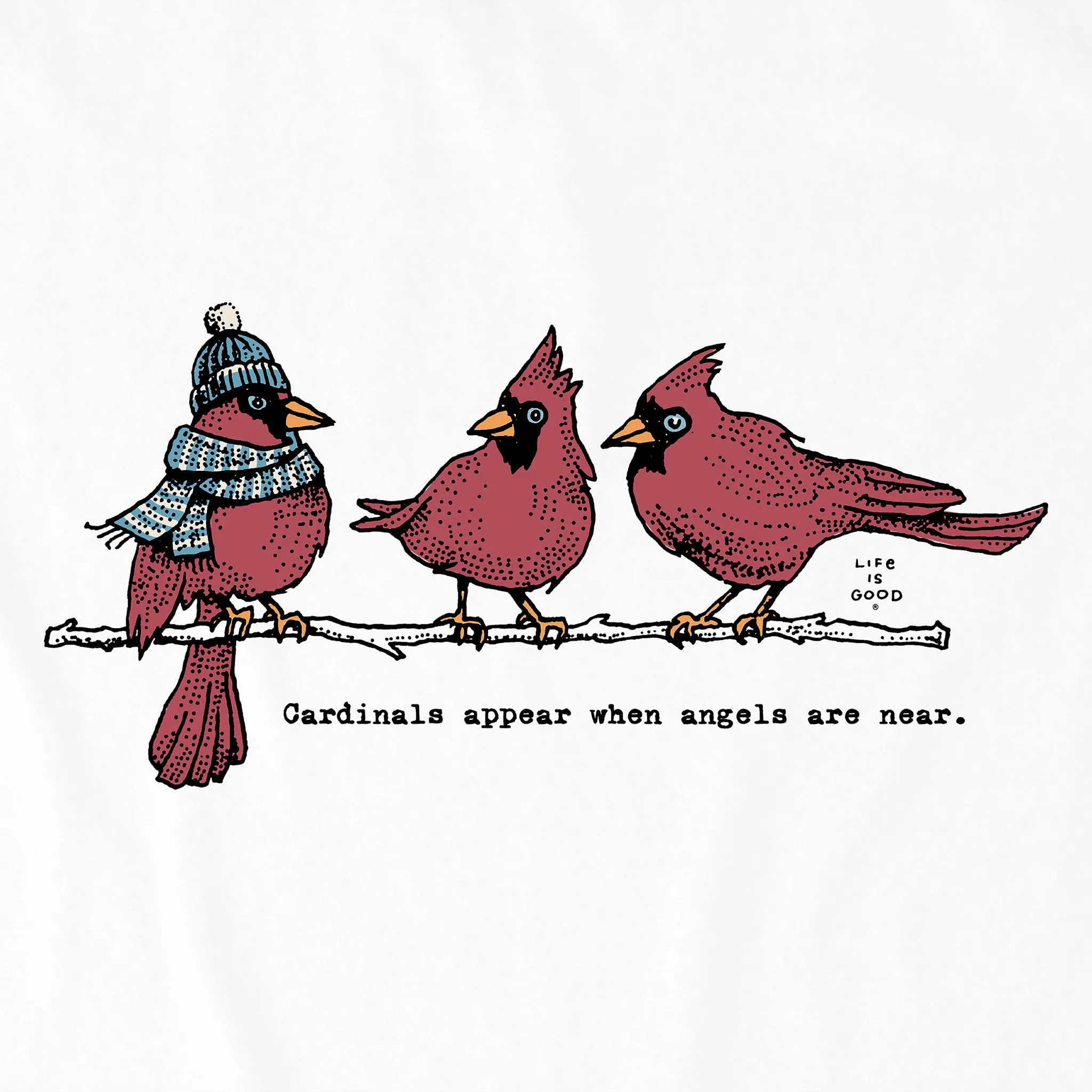 Women's Cardinals Appear Simply True Fleece Crew Life is Good