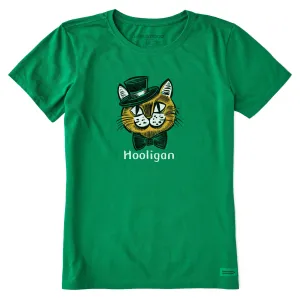Women's Cat Hooligan Short Sleeve Crusher Tee Life is Good