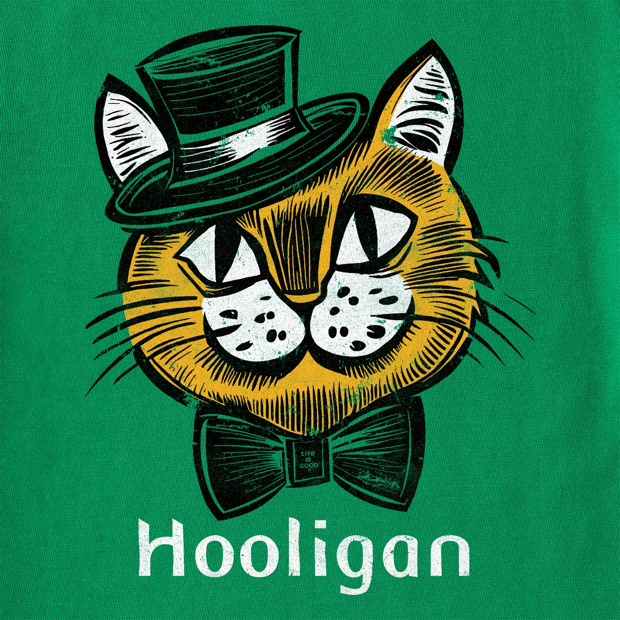 Women's Cat Hooligan Short Sleeve Crusher Tee Life is Good