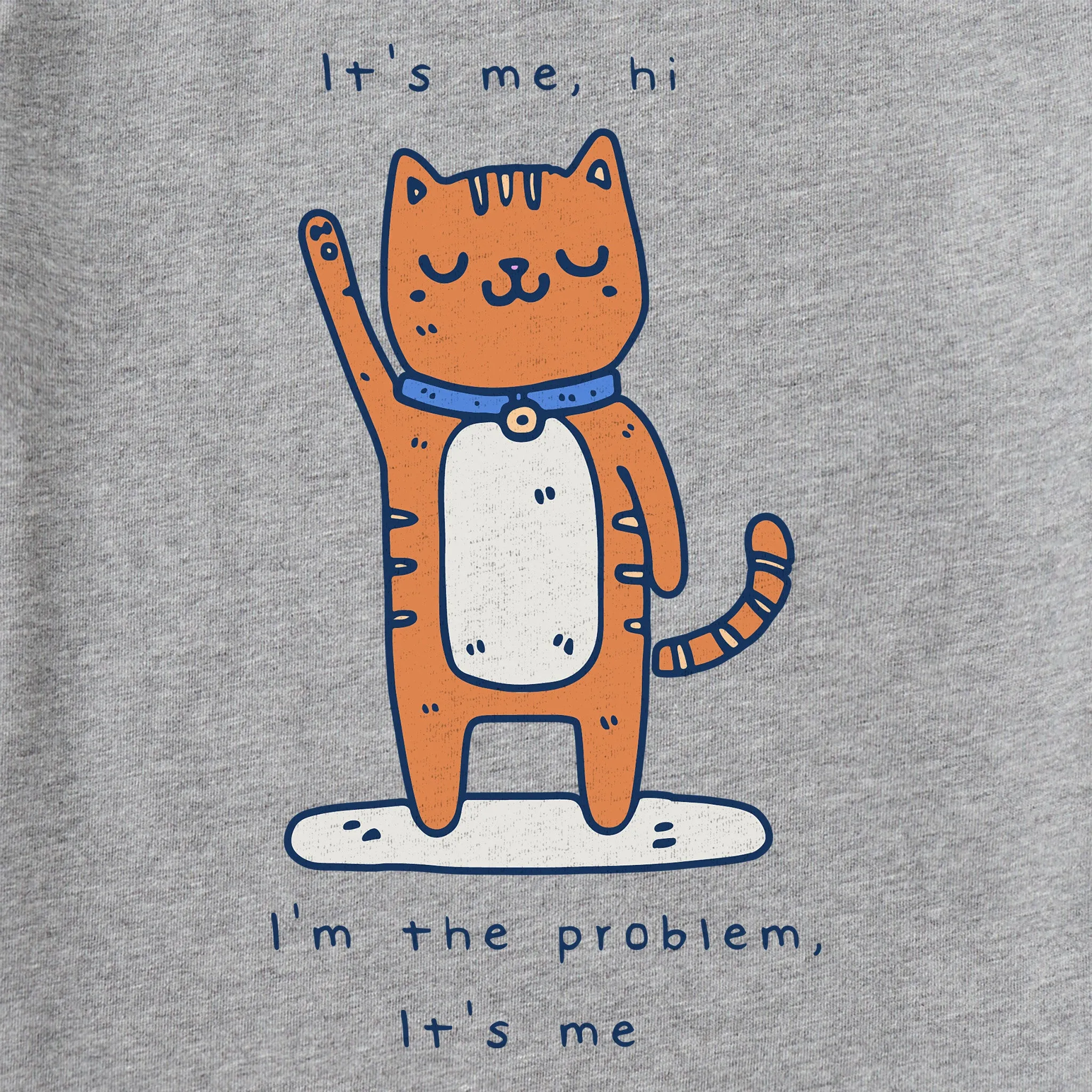 Women's Cat I'm the Problem Short Sleeve Tee Life is Good