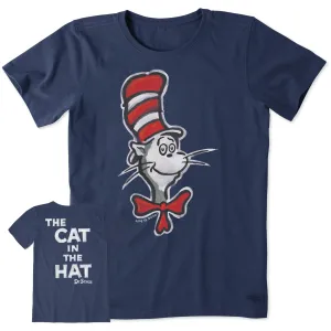 Women's Cat in the Hat Short Sleeve Crusher Tee Life is Good