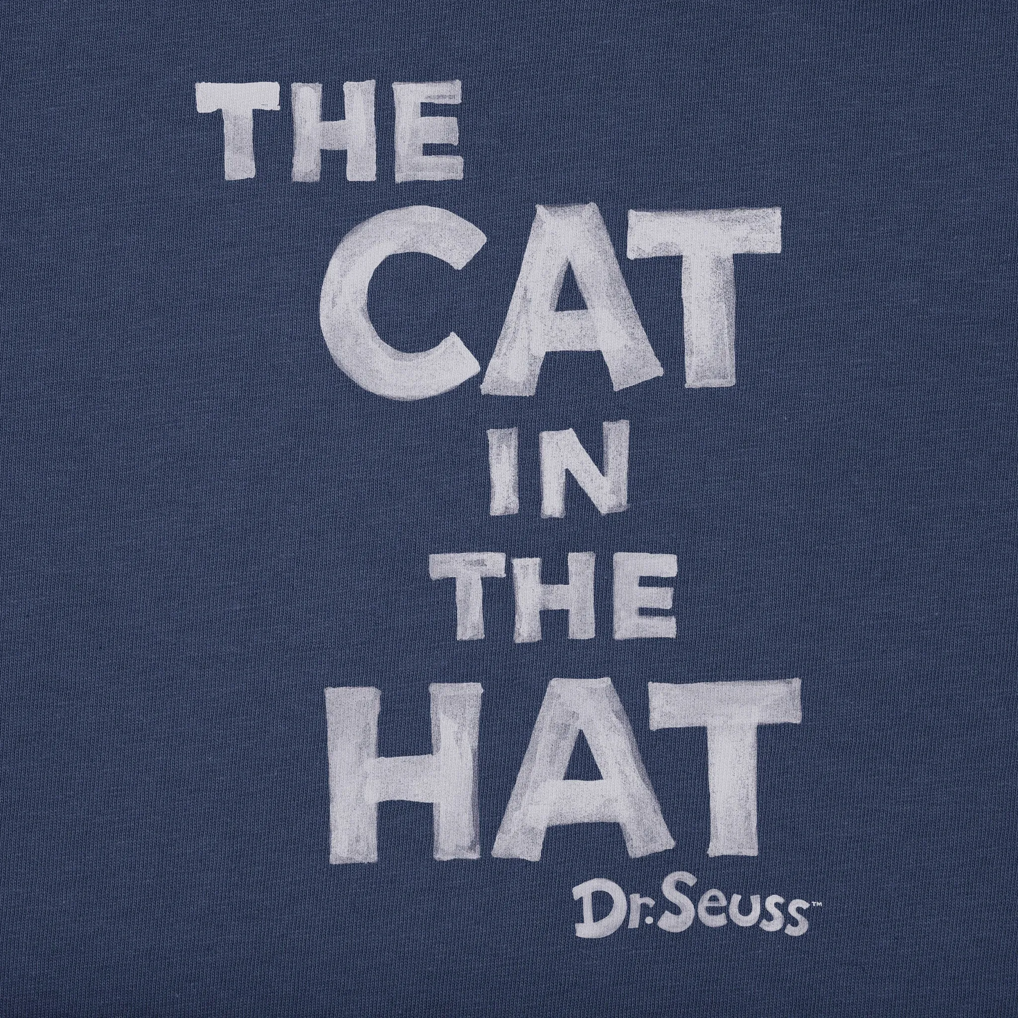 Women's Cat in the Hat Short Sleeve Crusher Tee Life is Good