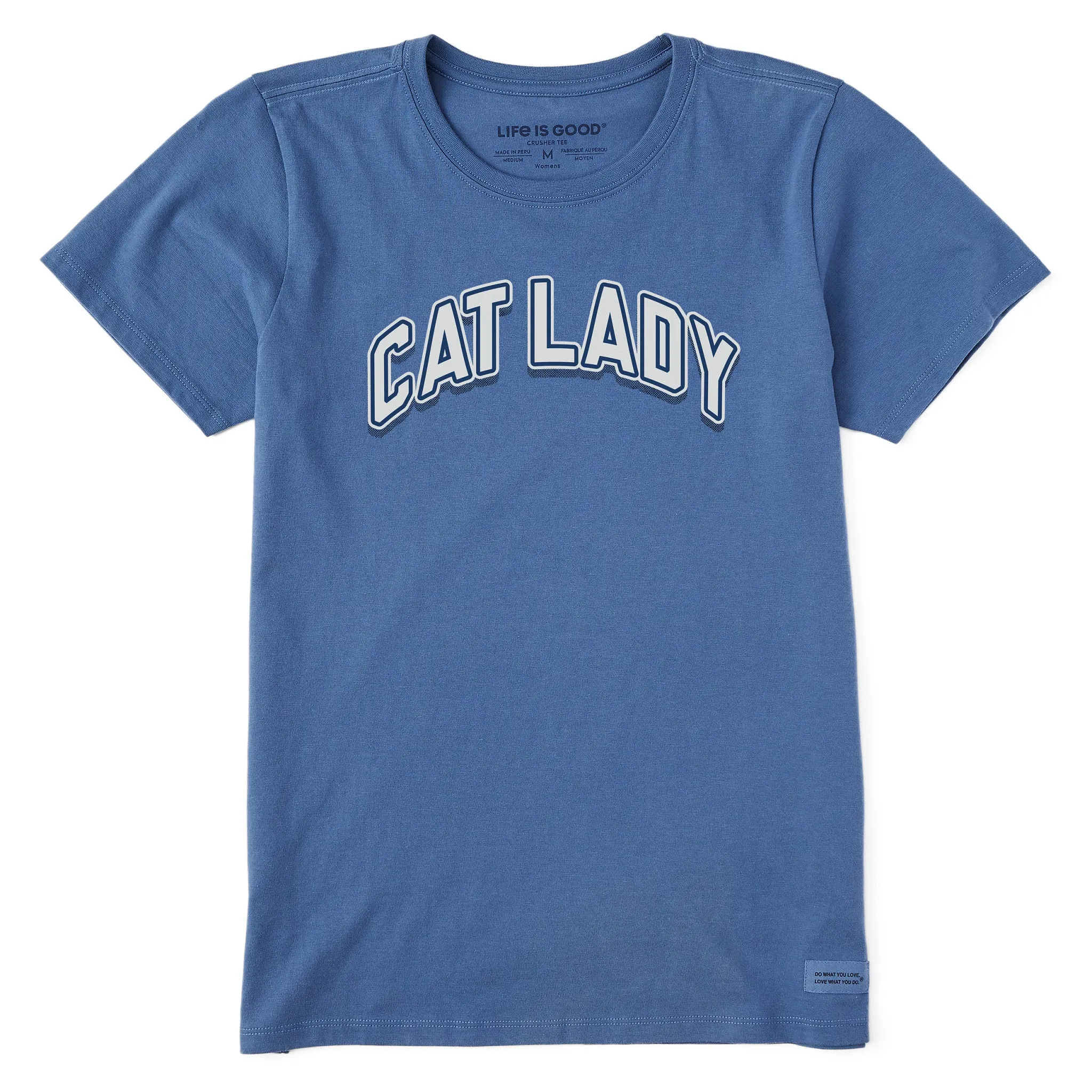 Women's Cat Lady Arch Short Sleeve Tee Life is Good