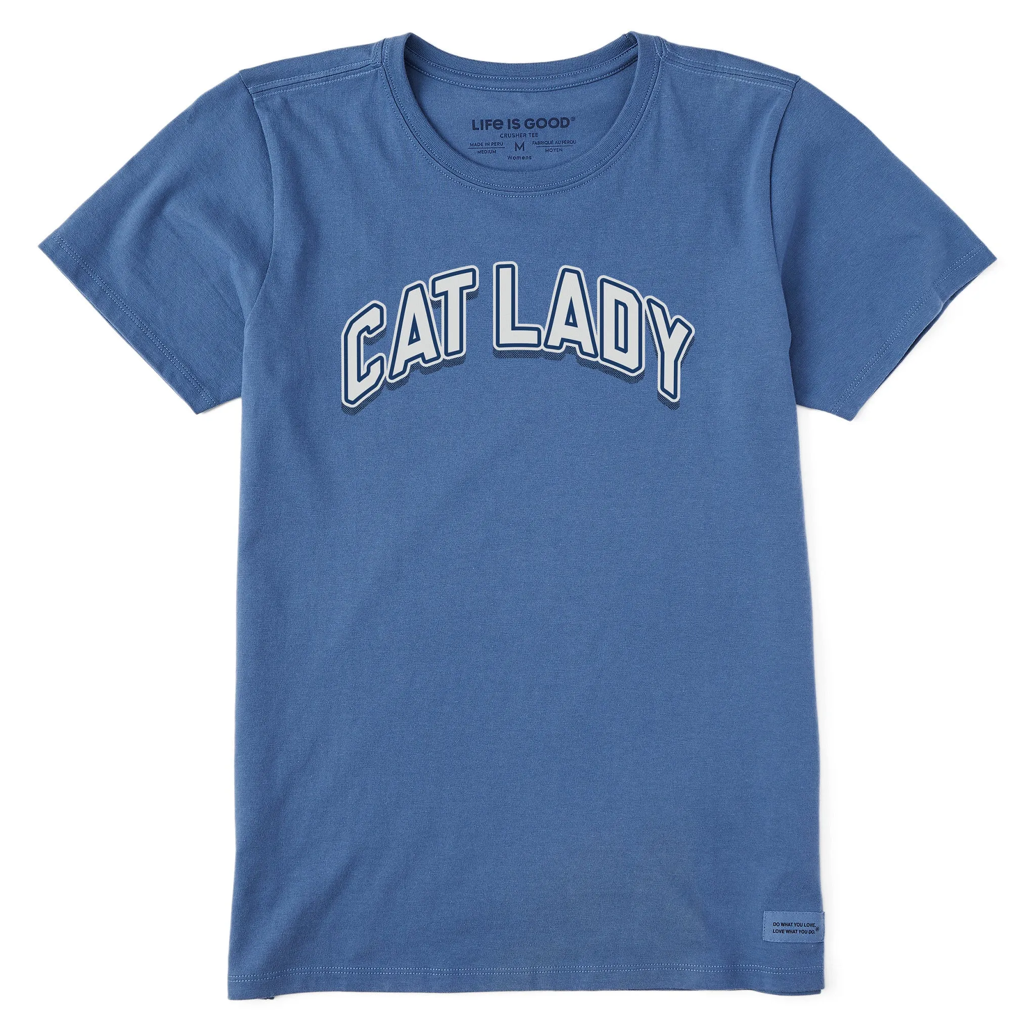 Women's Cat Lady Arch Short Sleeve Tee Life is Good