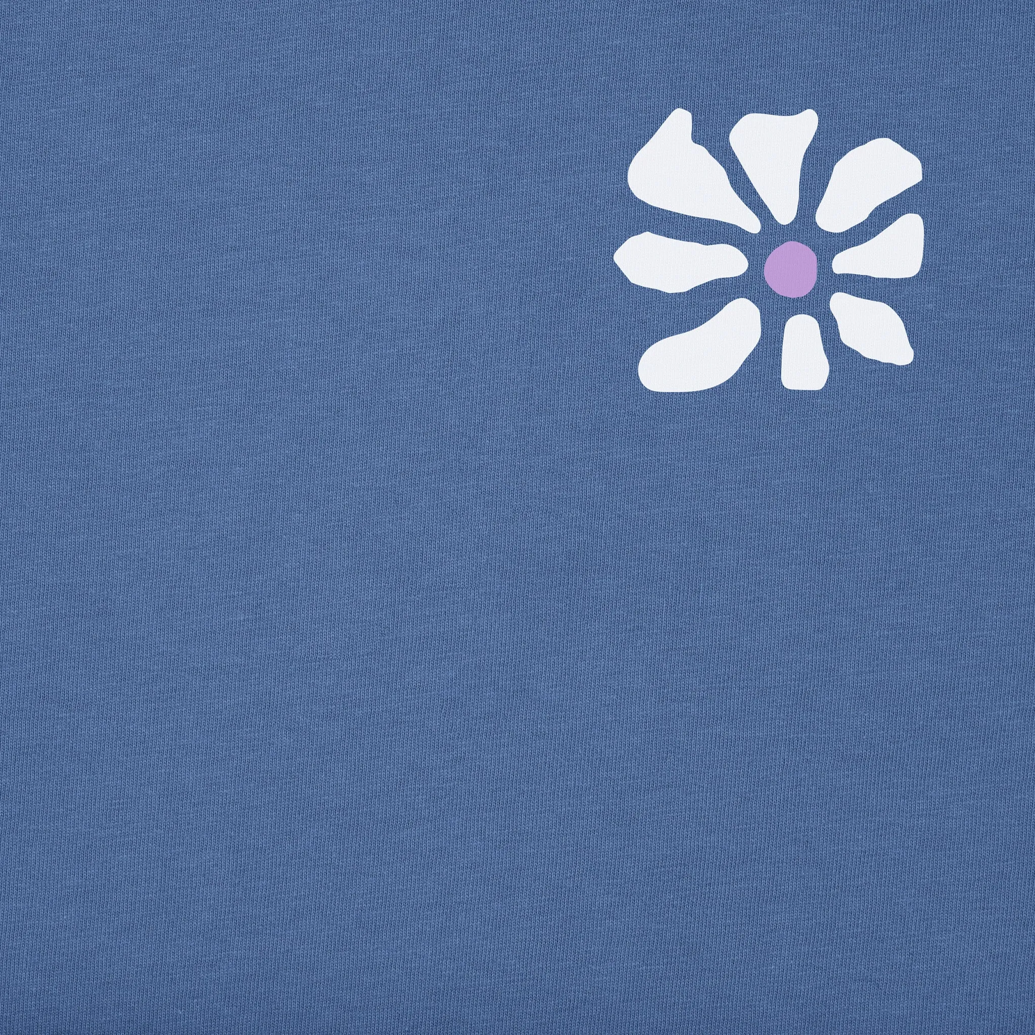 Women's Cats in Flower Field Short Sleeve Tee Life is Good