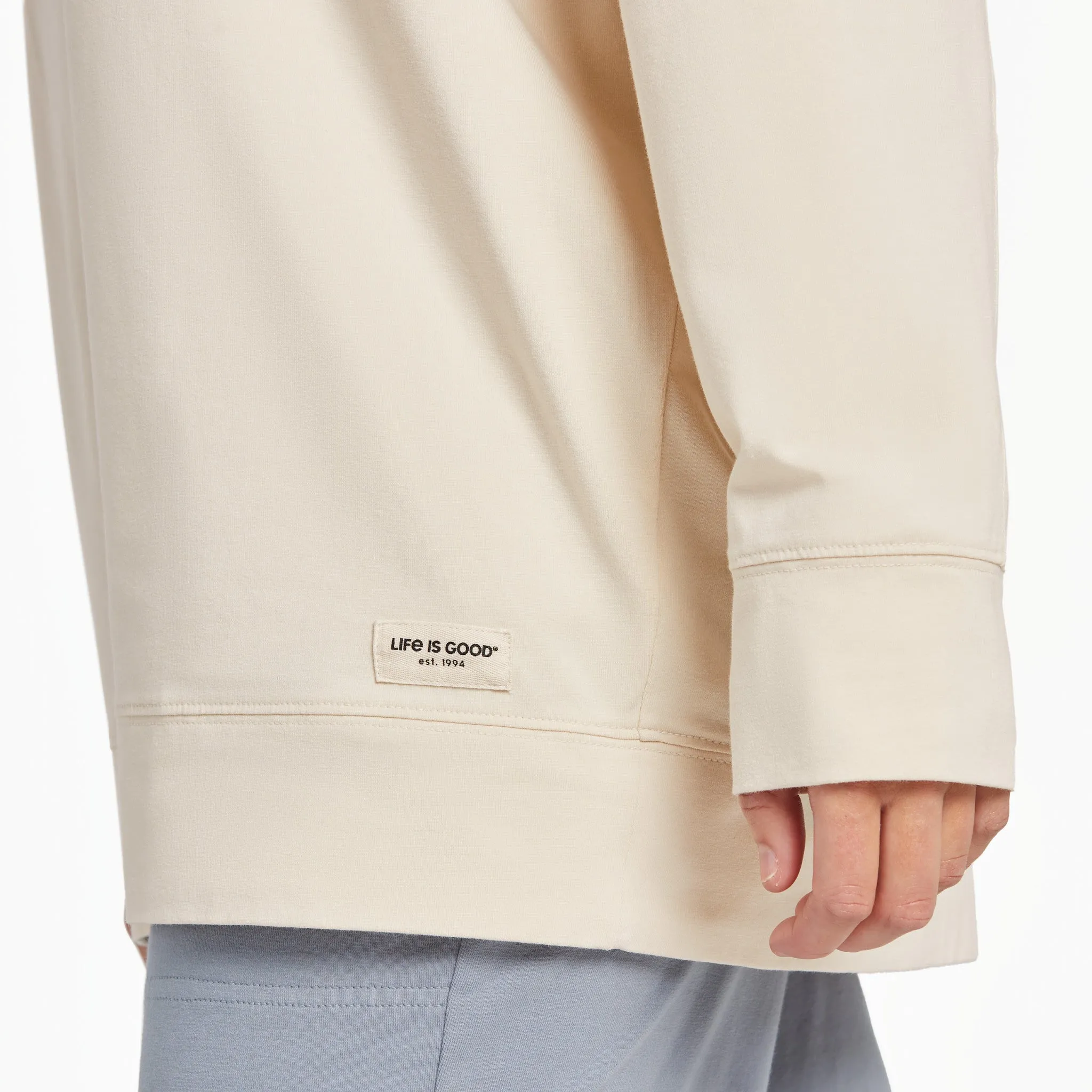 Women's Celestial Florals Crusher-FLEX Oversized Crew Life is Good