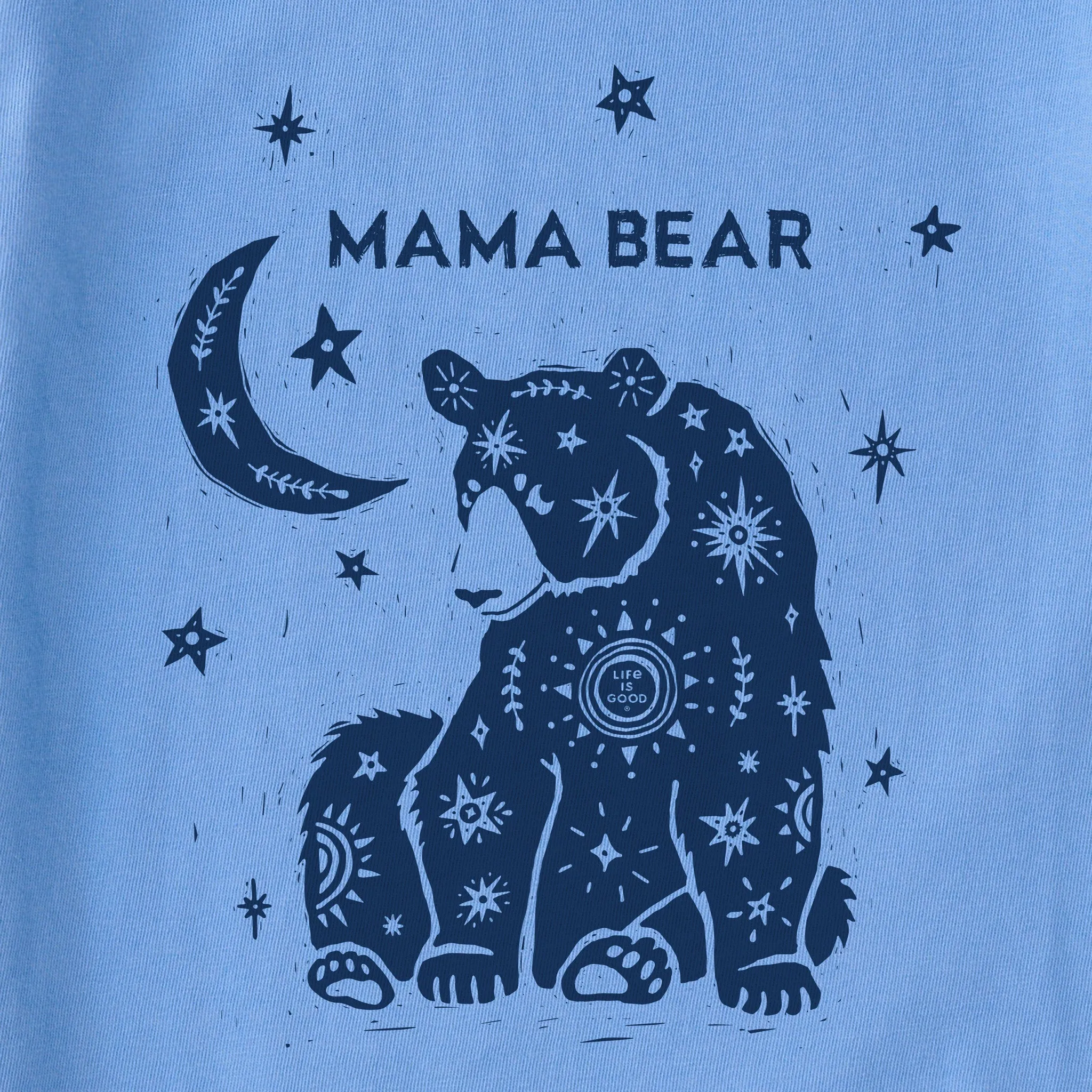 Women's Celestial Mama Bear Short Sleeve Crusher Tee Life is Good