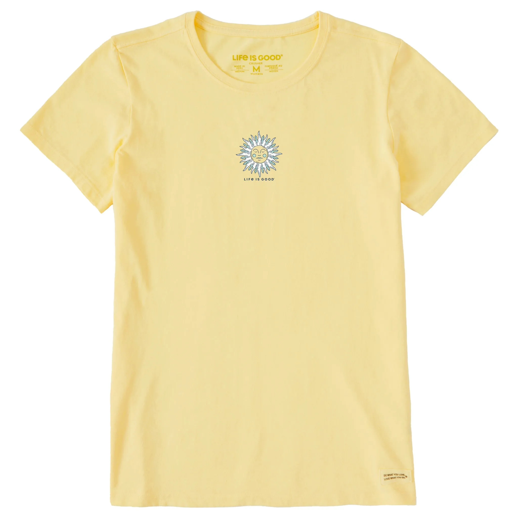 Women's Celestial Sun Short Sleeve Crusher Tee Life is Good