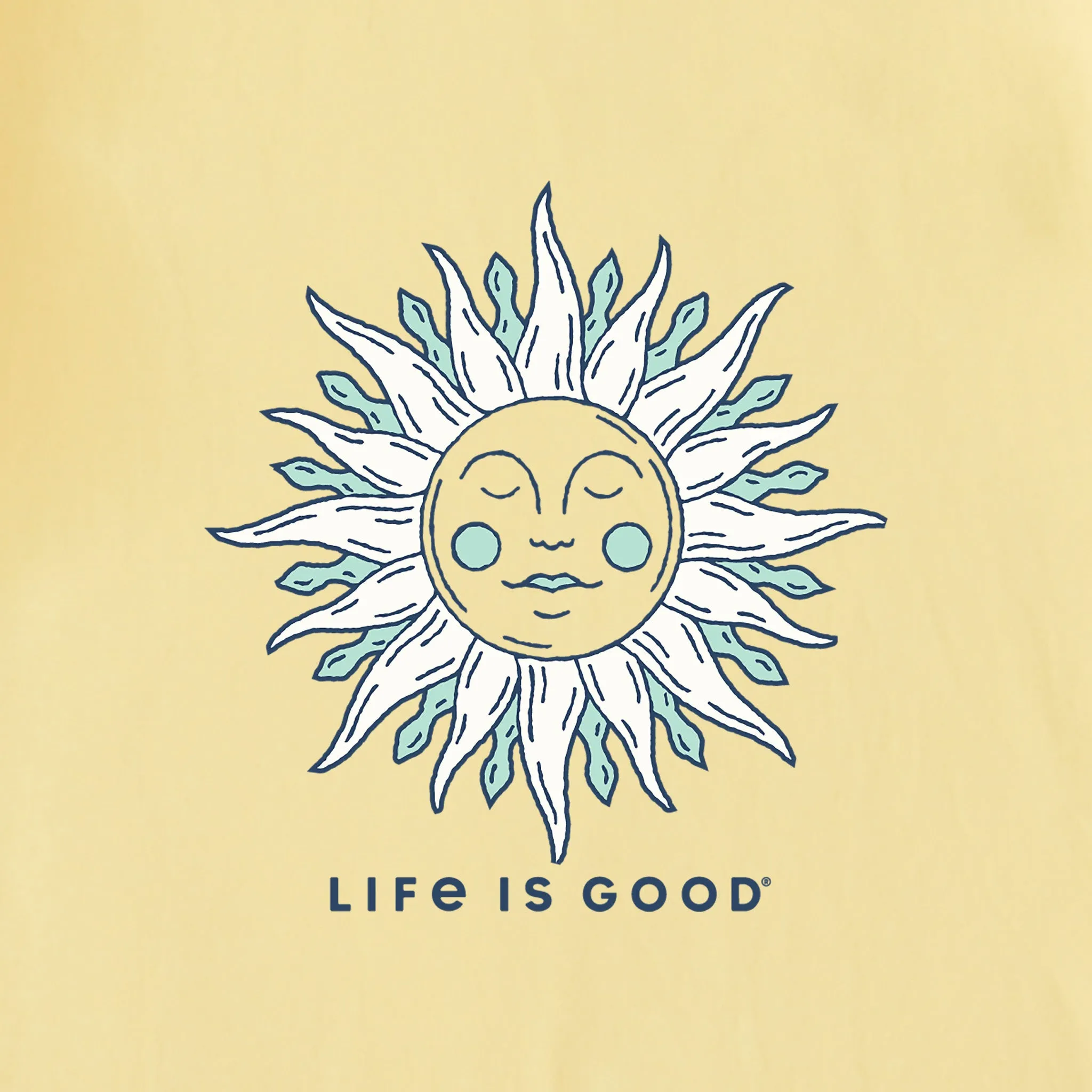 Women's Celestial Sun Short Sleeve Crusher Tee Life is Good