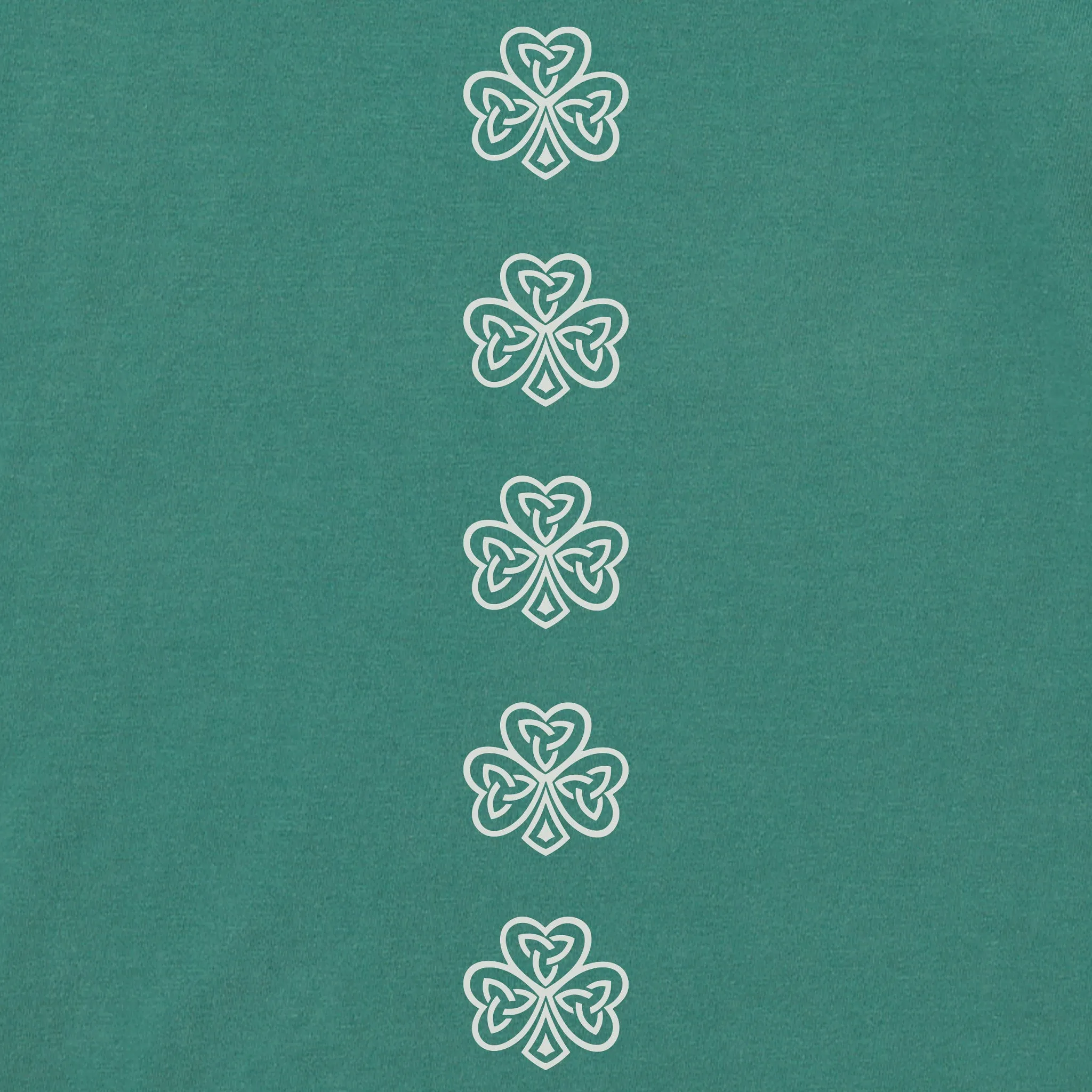 Women's Celtic Clovers Long Sleeve Crusher Tee Life is Good