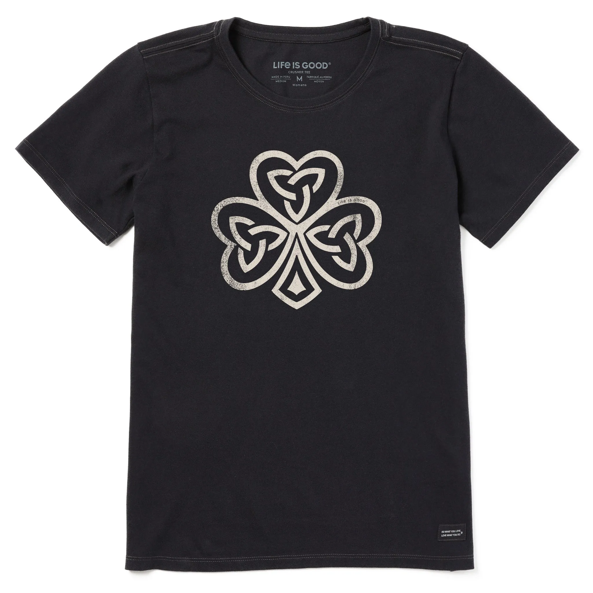Women's Celtic Irish Clover Short Sleeve Tee Life is Good