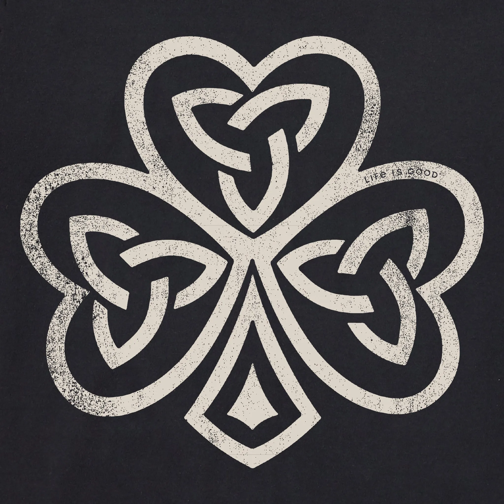Women's Celtic Irish Clover Short Sleeve Tee Life is Good