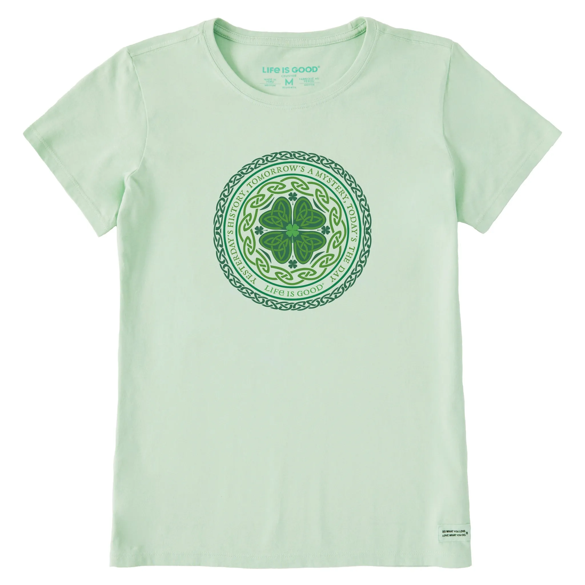 Women's Celtic Mandala Short Sleeve Crusher Tee Life is Good