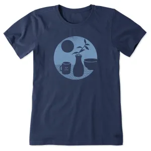 Women's Ceramic Sunset Short Sleeve Tee Life is Good