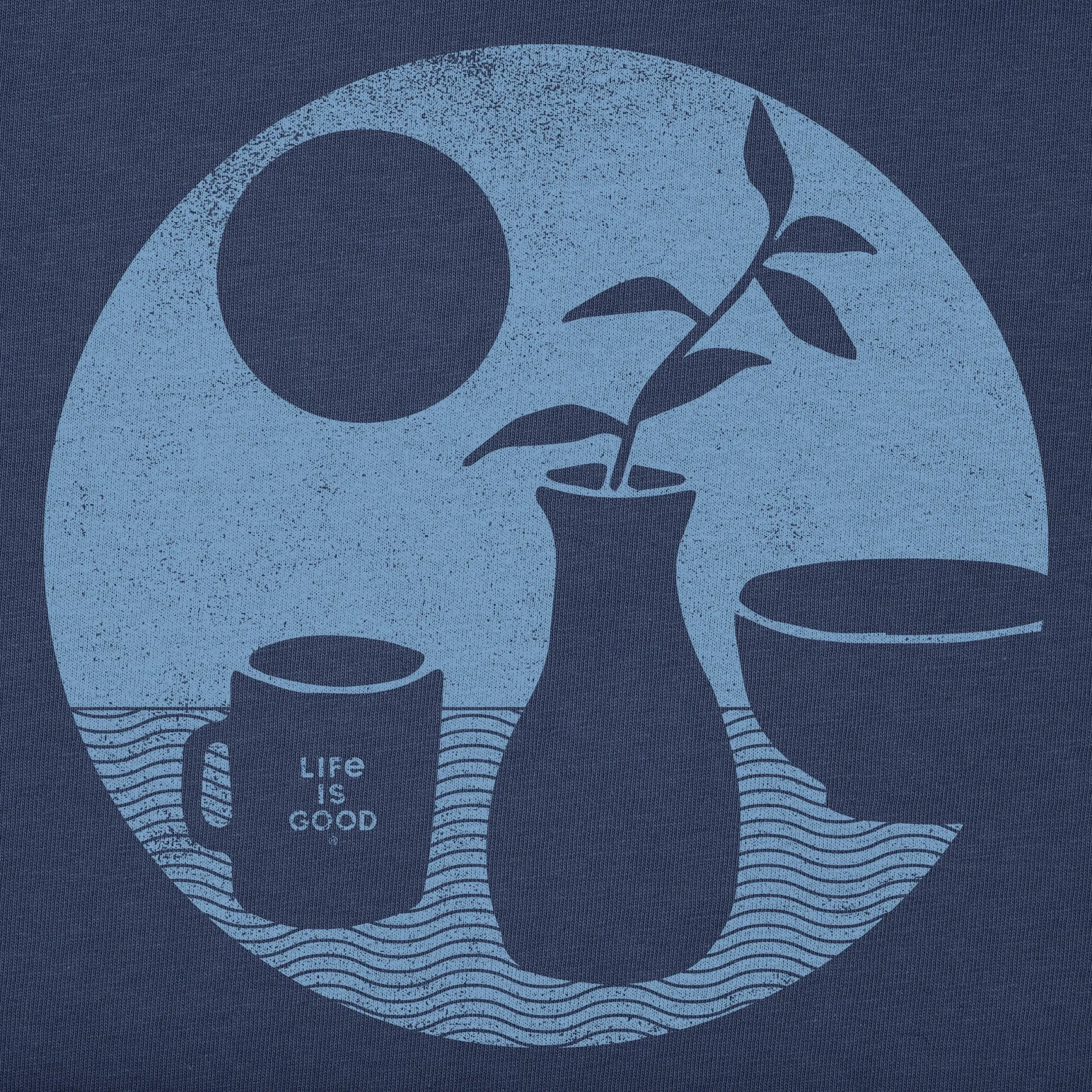 Women's Ceramic Sunset Short Sleeve Tee Life is Good