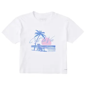 Women's C'est La Vie Short Sleeve Crusher Boxy Tee Life is Good