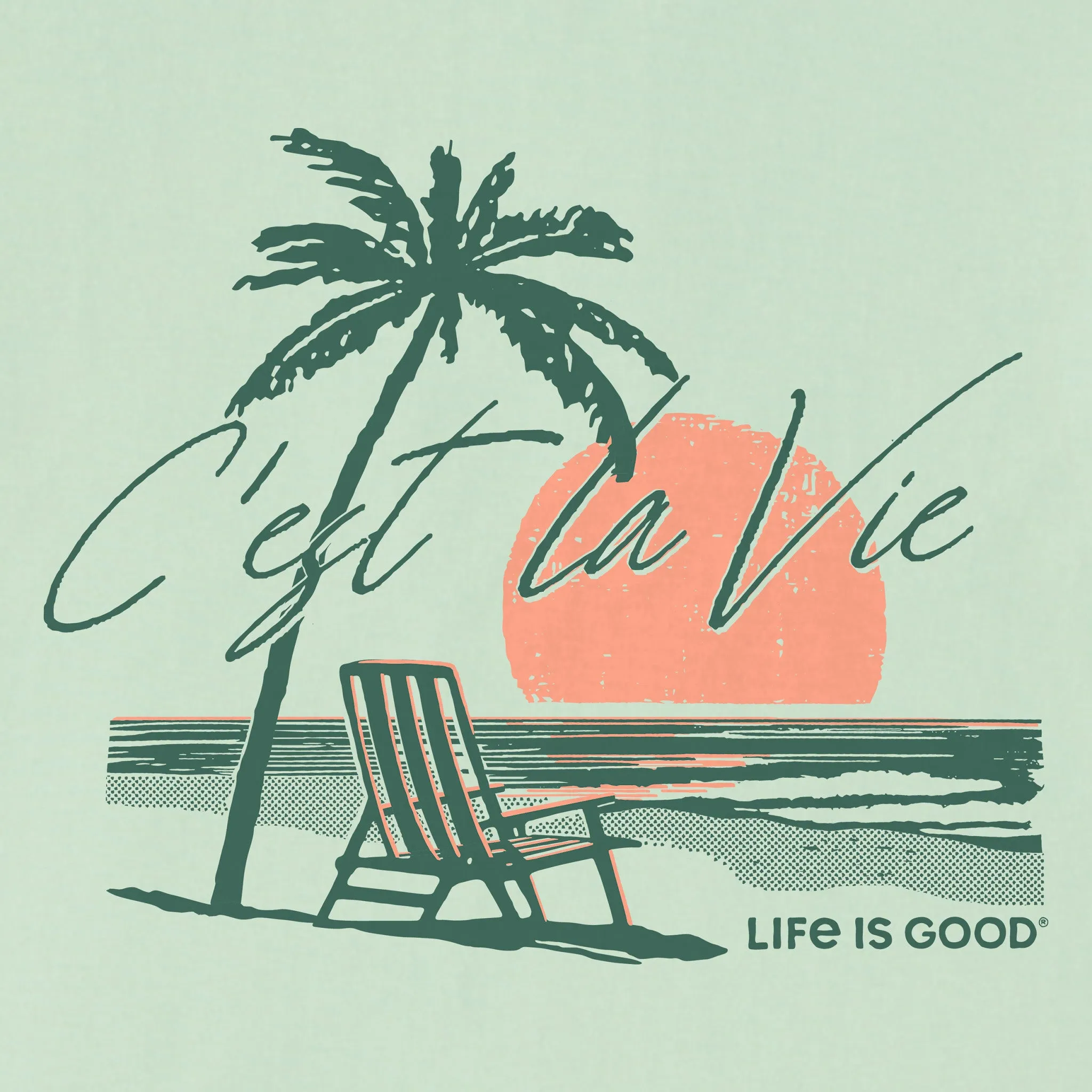 Women's C'est La Vie Short Sleeve Crusher Tee Life is Good