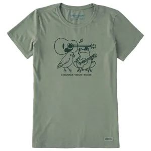 Women's Change Your Tune Short Sleeve Crusher Tee Life is Good