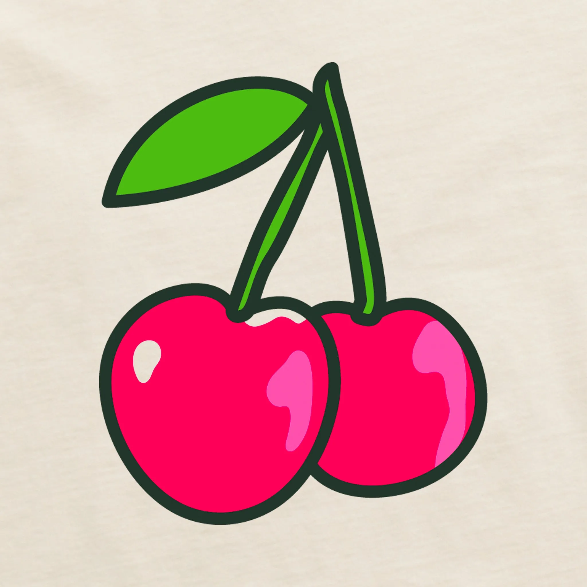 Women's Cherries Long Sleeve Crusher Boxy Tee Life is Good