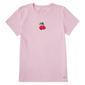 Women's Cherries Short Sleeve Crusher-LITE Tee Life is Good