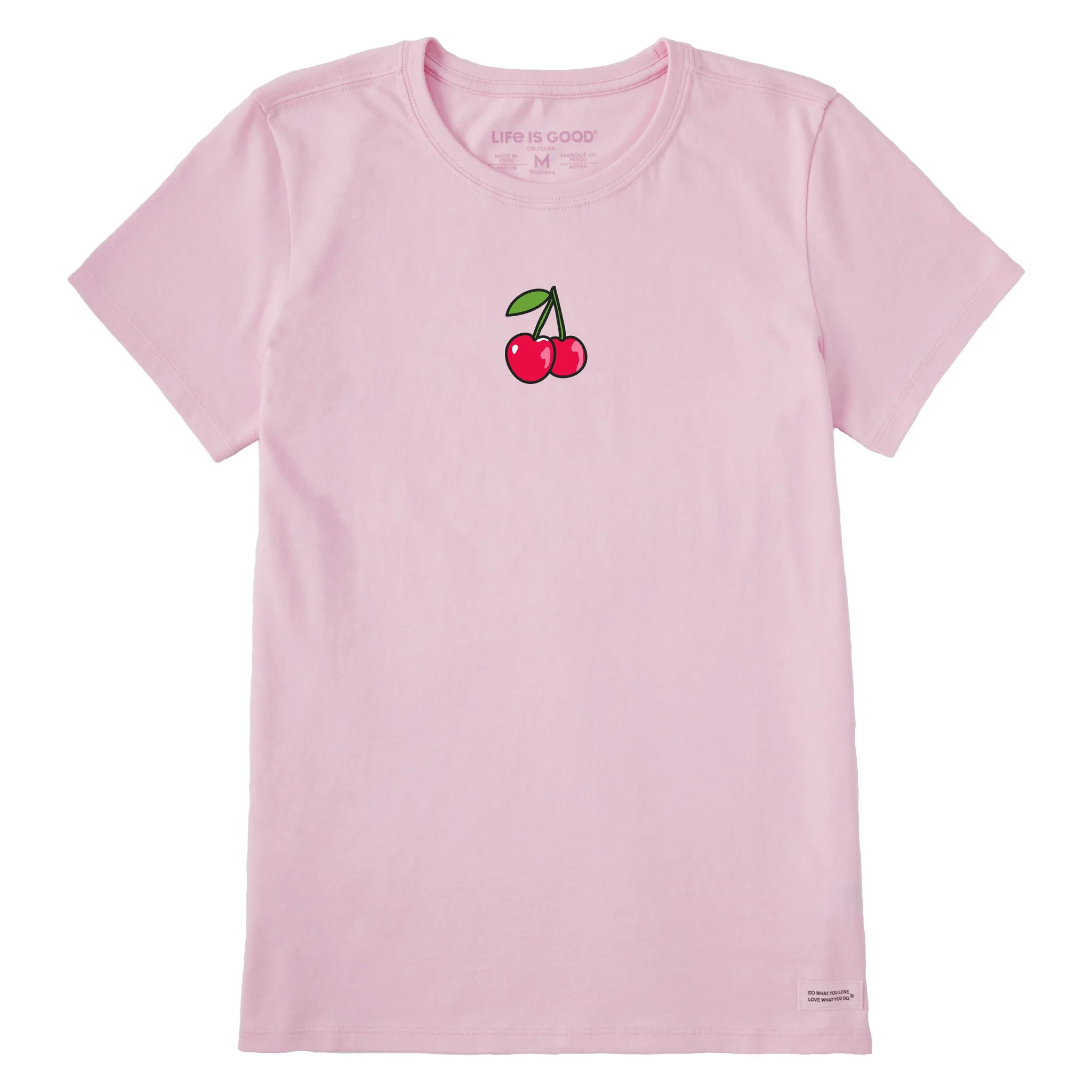 Women's Cherries Short Sleeve Crusher-LITE Tee Life is Good