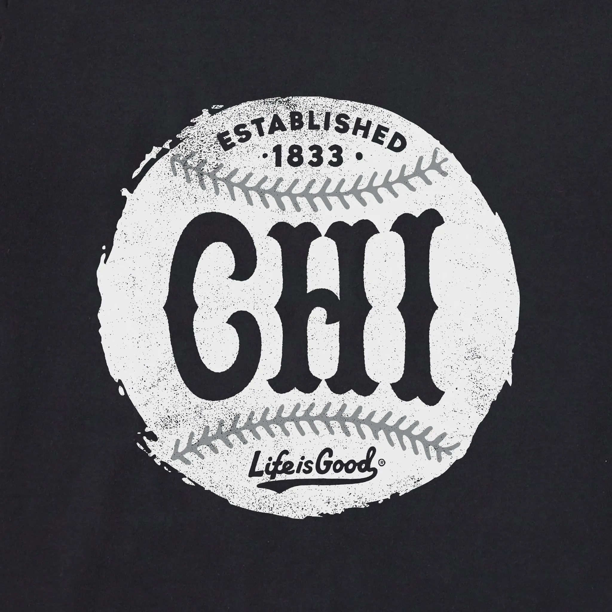 Women's Chicago Baseball Short Sleeve Crusher Tee Life is Good