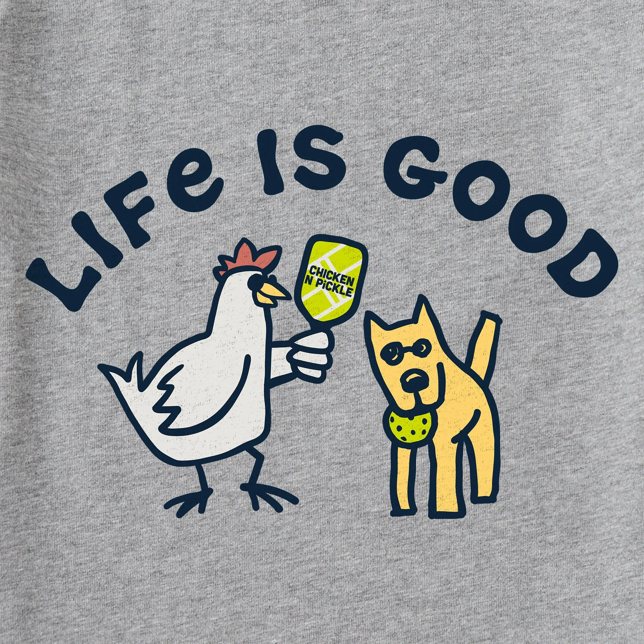 Women's Chicken N Pickle Rocket Short Sleeve Crusher Tee Life is Good