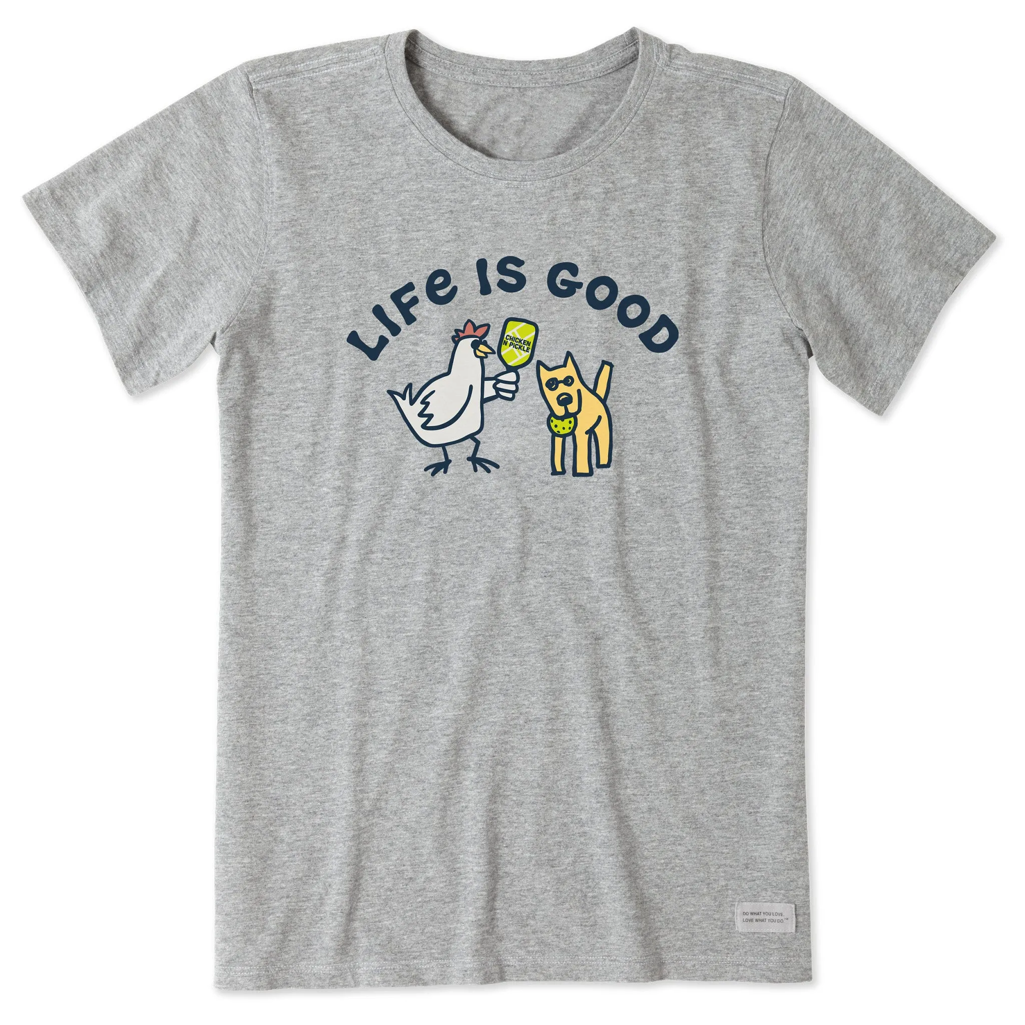 Women's Chicken N Pickle Rocket Short Sleeve Crusher Tee Life is Good