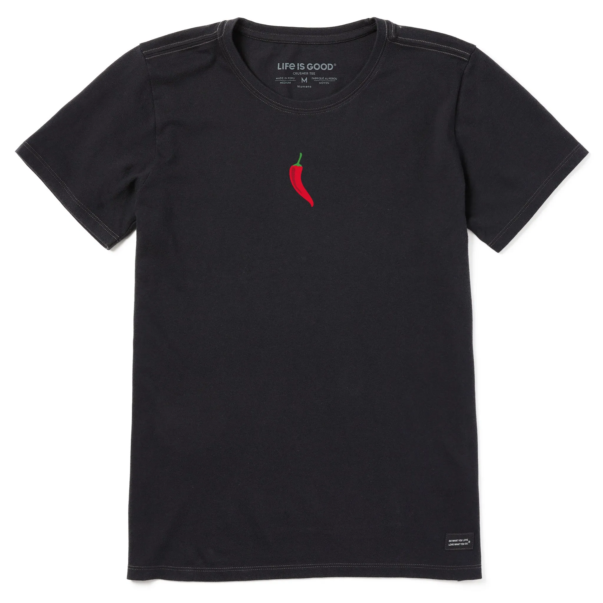 Women's Chili Pepper Mini Short Sleeve Crusher Tee Life is Good
