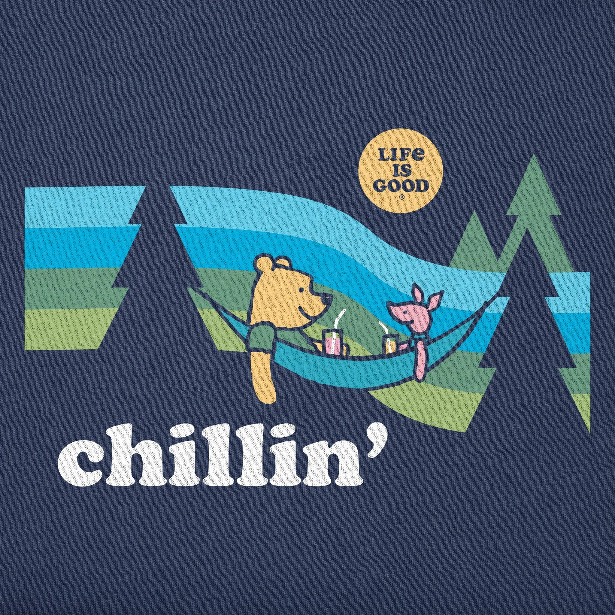 Women's Chillin' Winnie & P Hammock Short Sleeve Tee Life is Good