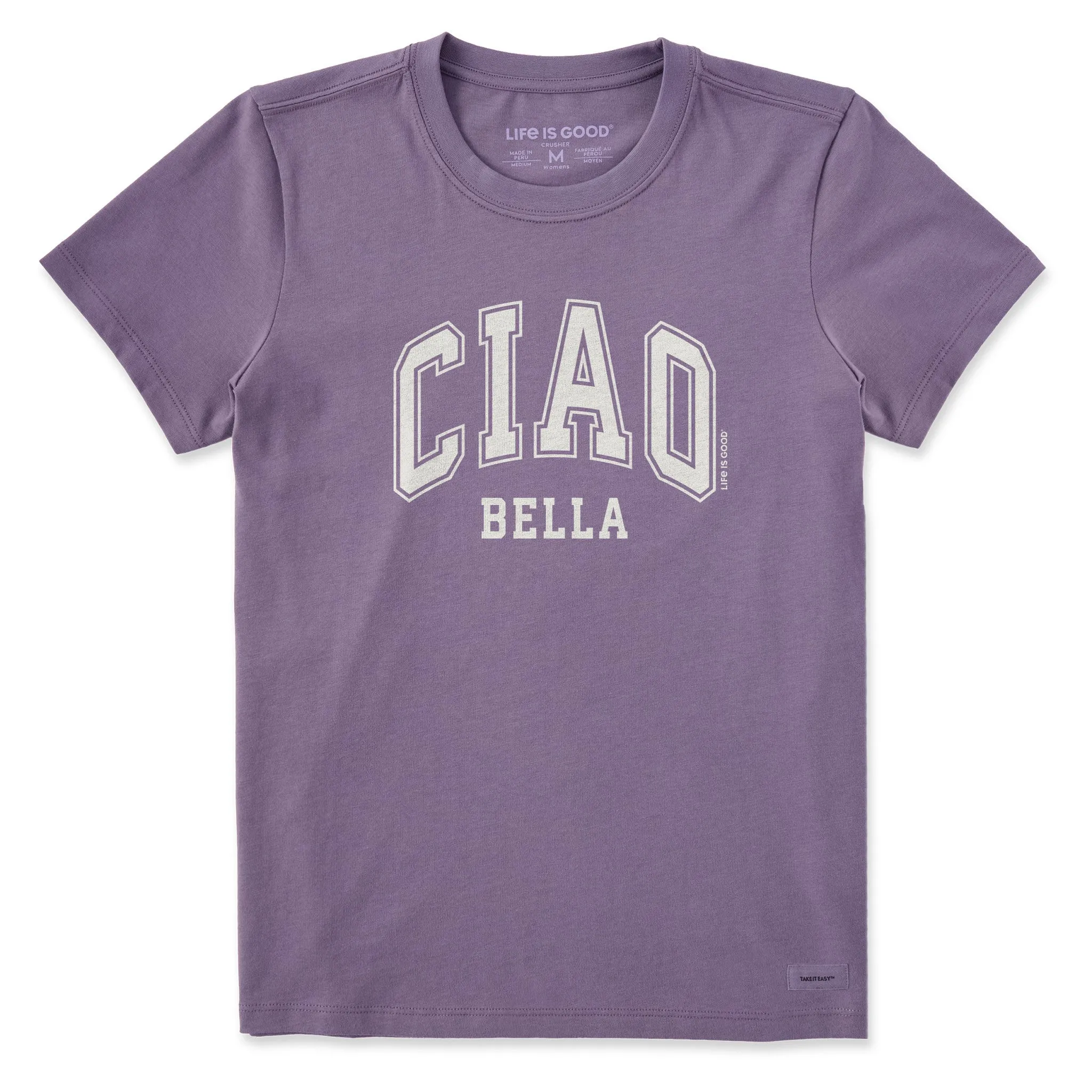 Women's Ciao Bella Short Sleeve Crusher Tee Life is Good