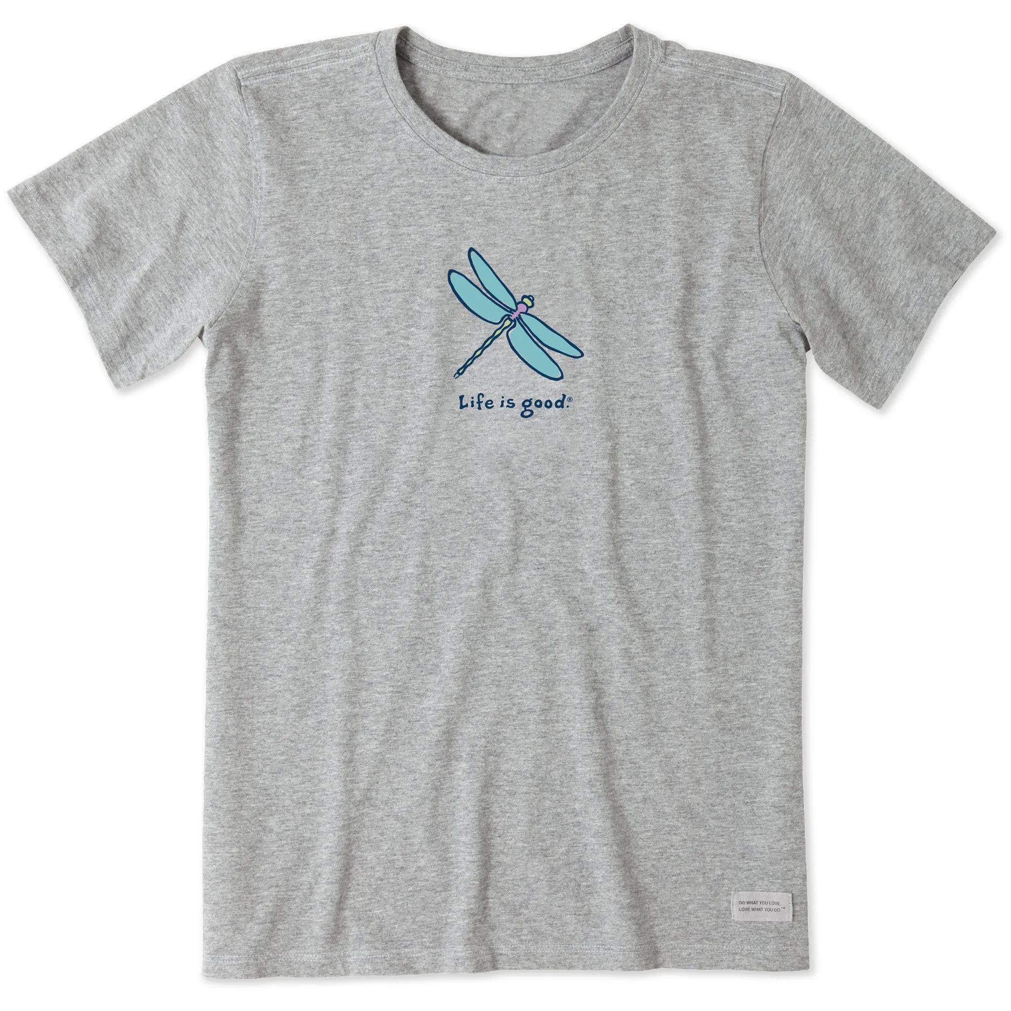 Women's Classic Dragonfly Short Sleeve Crusher Tee Life is Good