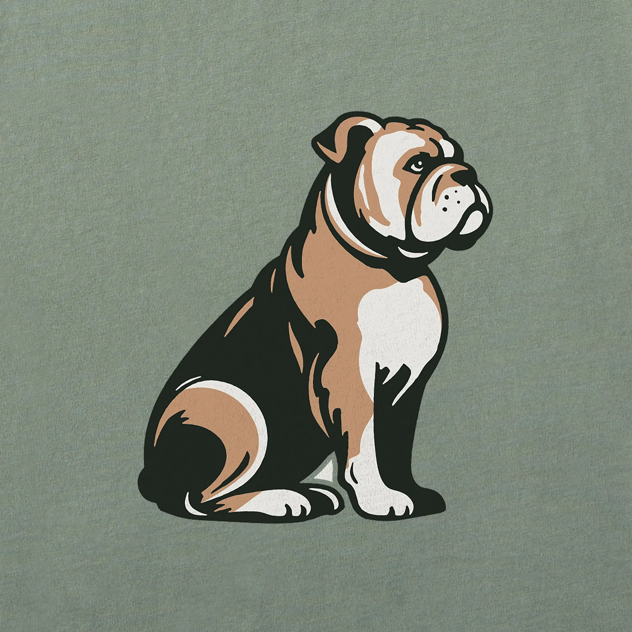 Women's Clean Bulldog Short Sleeve Crusher Boxy Tee Life is Good