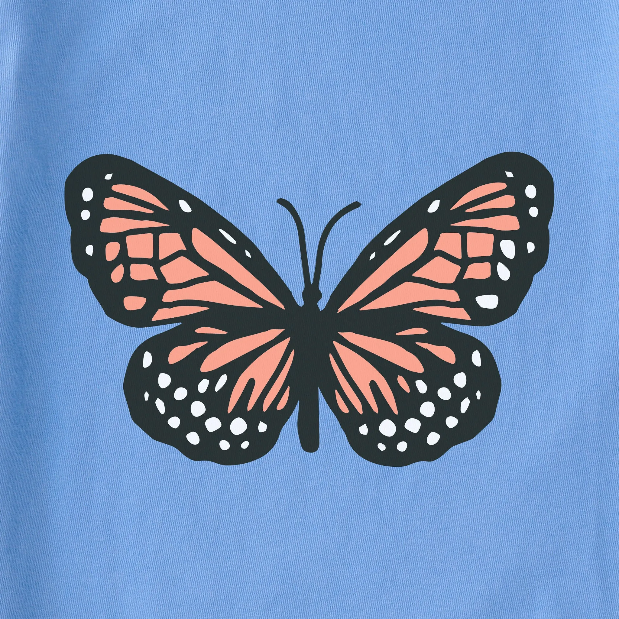 Women's Clean Butterfly Long Sleeve Crusher Boxy Tee Life is Good