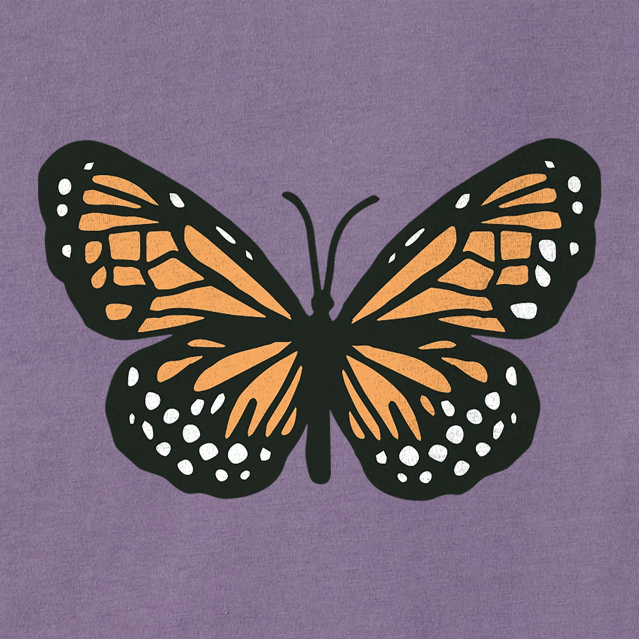 Women's Clean Butterfly Short Sleeve Crusher Boxy Tee Life is Good
