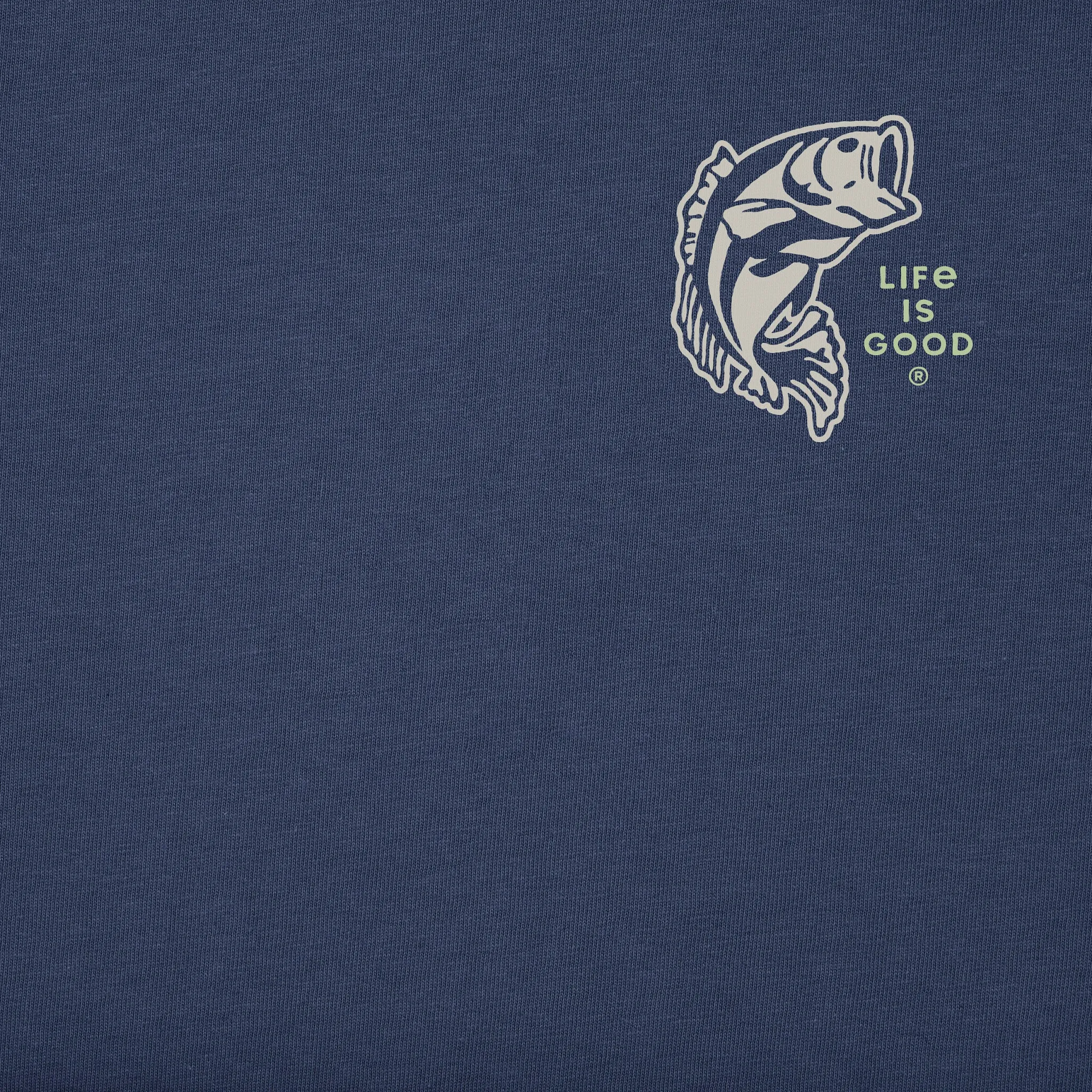 Women's Clean Fish More Bass Short Sleeve Tee Life is Good