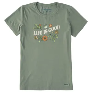 Women's Clean Garden Short Sleeve Crusher Tee Life is Good