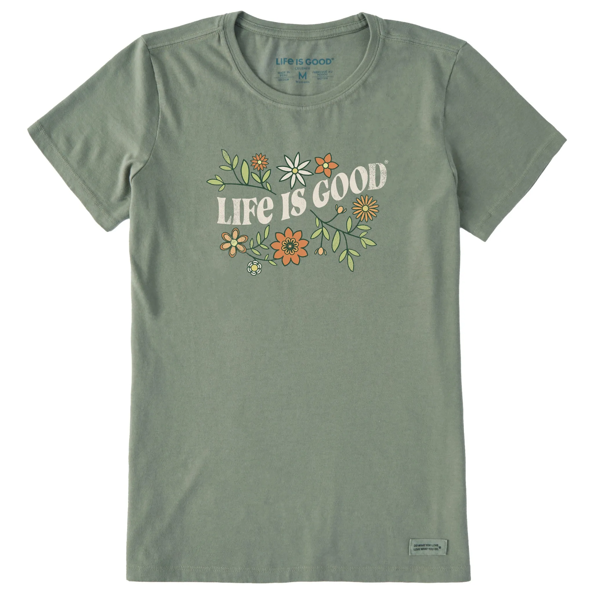 Women's Clean Garden Short Sleeve Crusher Tee Life is Good