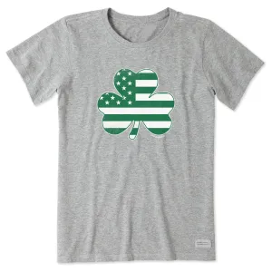 Women's Clover Flag Short Sleeve Crusher Tee Life is Good
