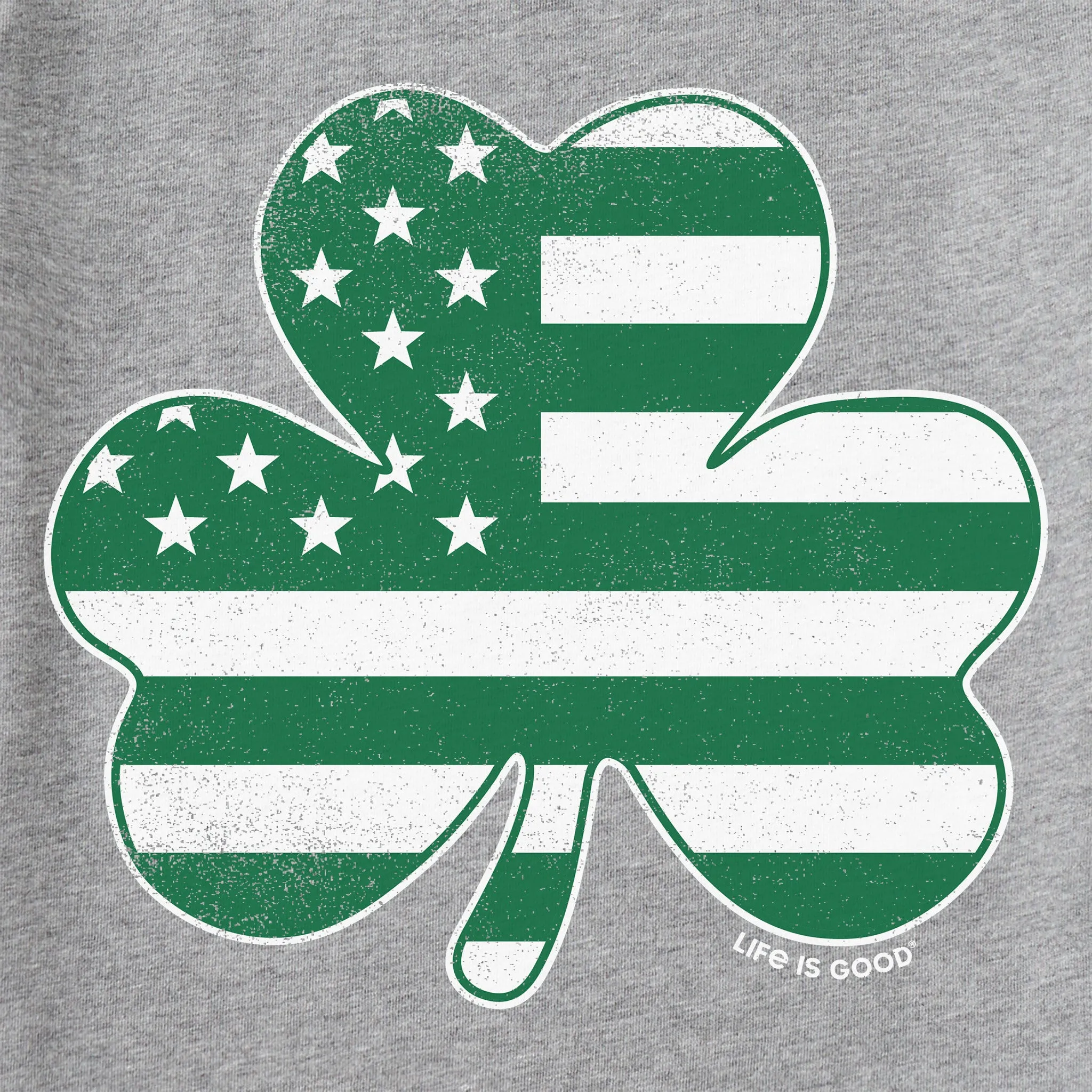 Women's Clover Flag Short Sleeve Crusher Tee Life is Good