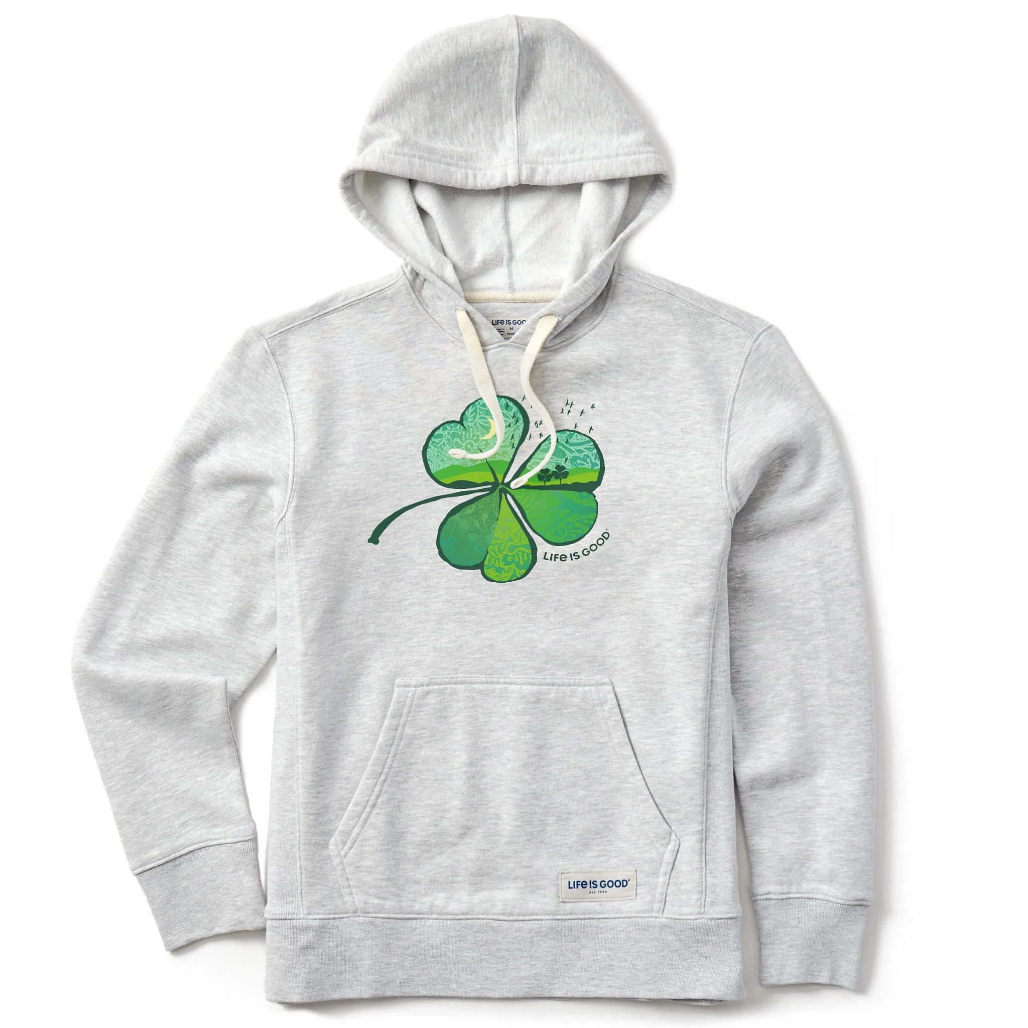 Women's Cloverfield Simply True Fleece Hoodie Life is Good